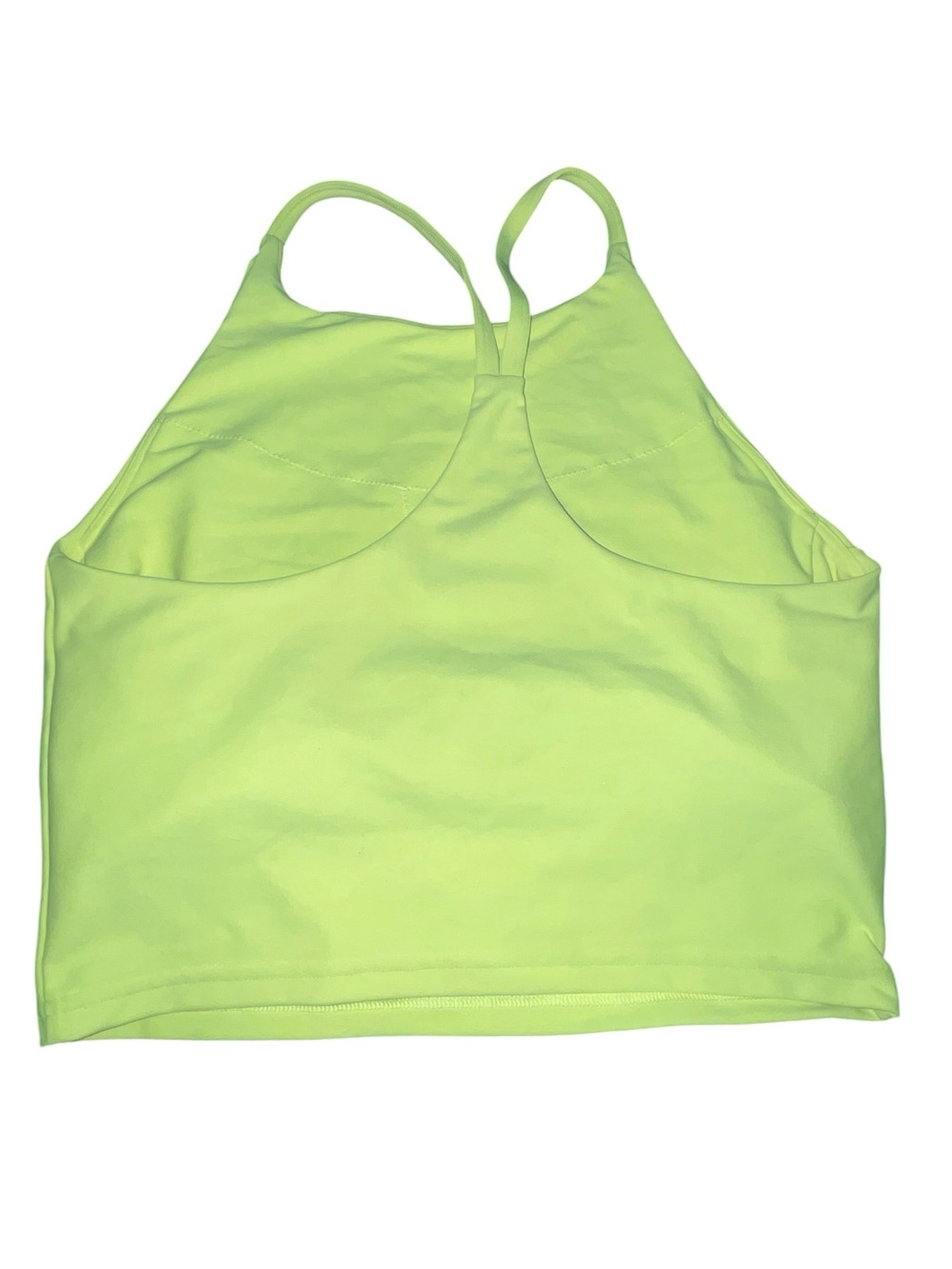 Old Navy Neon Lime Halter Crop Top - Picture 2 of 2